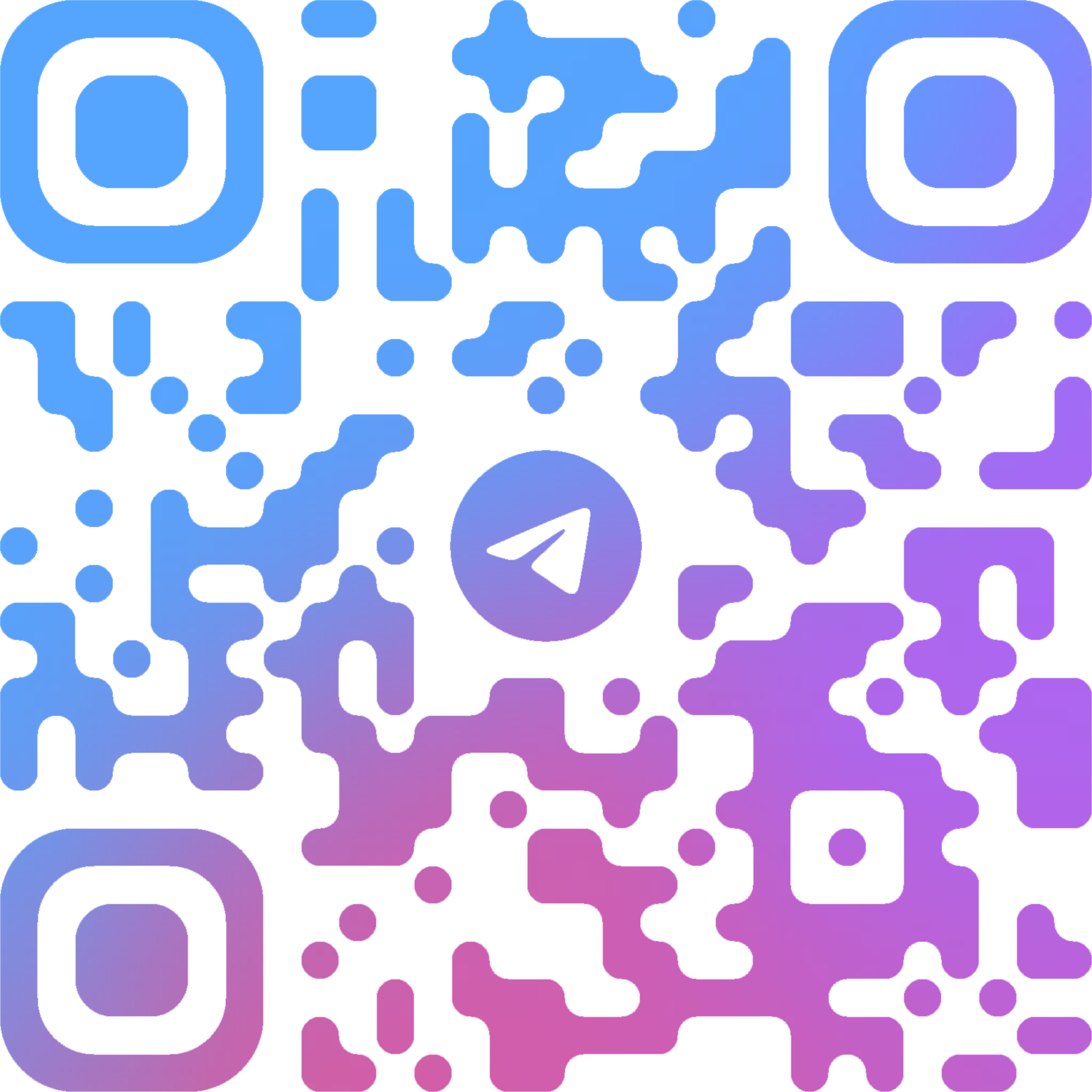 QR код для Telegram